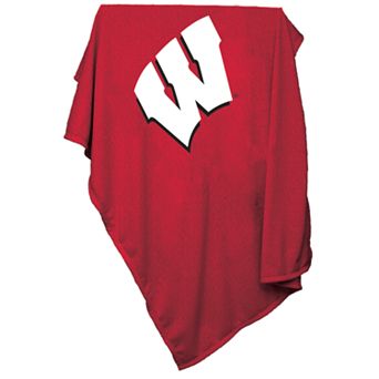 Wisconsin Badgers Sweatshirt Blanket