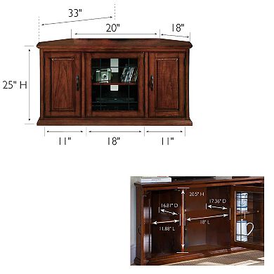 Leick Furniture Burnished TV Stand