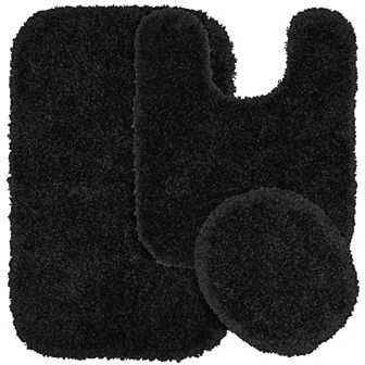 Garland Rug Serendipity Solid Shag 3 pc Bath Set