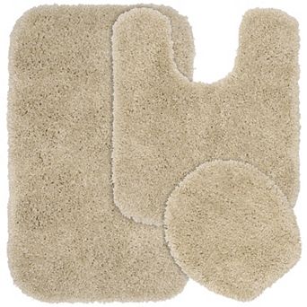 Garland Rug Serendipity Solid Shag 3 pc Bath Set