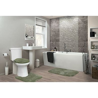 Garland Rug Deco Solid Plush 3-piece Bath Set