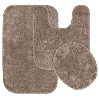 Garland Rug Deco Solid Plush 3 pc Bath Set
