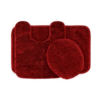 Garland Rug Deco Solid Plush 3 pc Bath Set