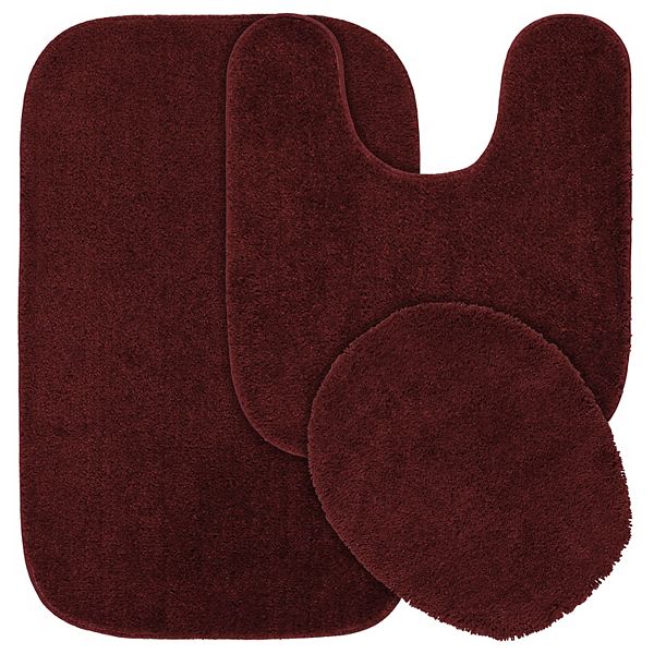 Garland Rug Deco Solid Plush 3-piece Bath Set