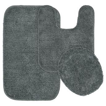 Garland Rug Deco Solid Plush 3 pc Bath Set