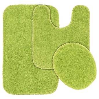 Garland Rug Deco Solid Plush 3 pc Bath Set