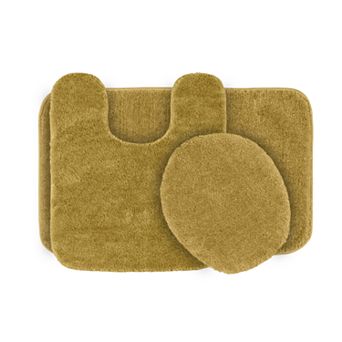 Garland Rug Deco Solid Plush 3 pc Bath Set