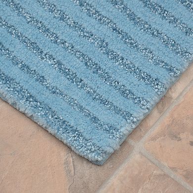 Garland Rug Reflections Plush Striped 24x40 Bath Rug