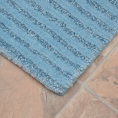 Garland Rug Reflections Plush Striped 30x50 Bath Rug