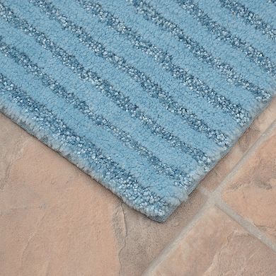 Garland Rug Reflections Plush Striped 3pc Bath Set