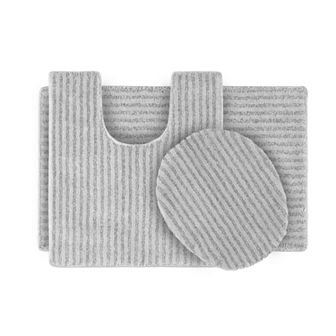 Garland Rug Reflections Plush Striped 3 pc Bath Set