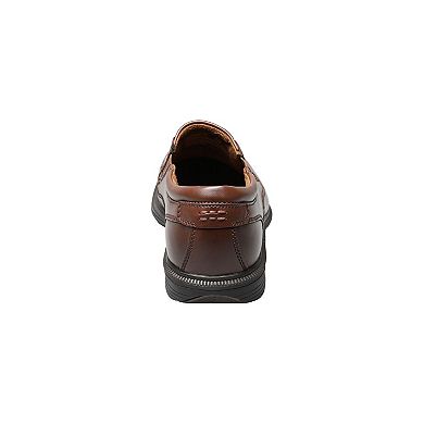 Nunn Bush® Bleeker St. KORE Men's Bicycle Toe Dress Slip-On Shoes