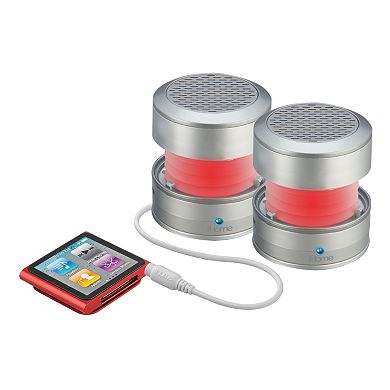 iHome Glowtunes Color-Changing Mini Speakers