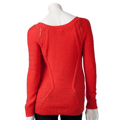 Women's Apt. 9® Cable-Knit Sweater
