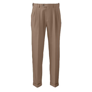 Men's Croft & Barrow® Classic-Fit Pleated No Iron Microfiber Dress Pants