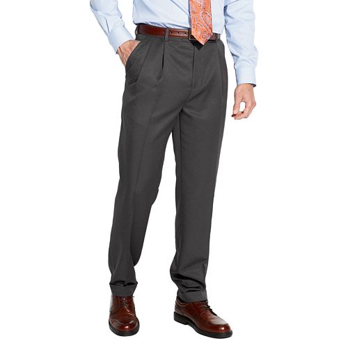 Men's Croft & Barrow® Classic-Fit Pleated No Iron Microfiber Dress Pants