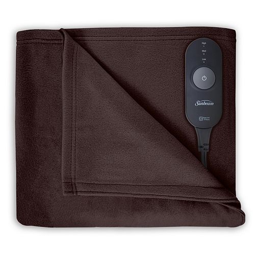 Sunbeam Slumber Rest Fleece Electric Throw