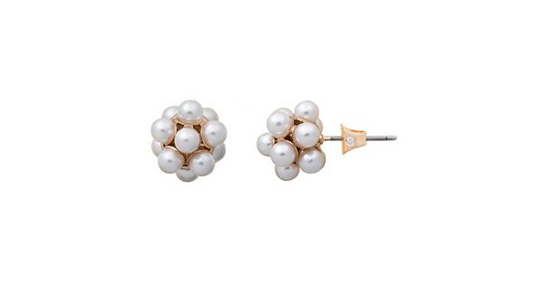 LC Lauren Conrad Cluster Stud Earrings