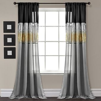 Lush Decor 1-pack Night Sky Window Curtain