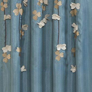 Lush Decor Flower Drop Window Curtain - 42" x 84"