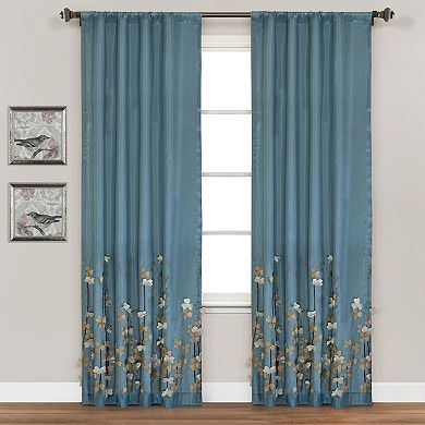 Lush Decor Flower Drop Window Curtain - 42" x 84"