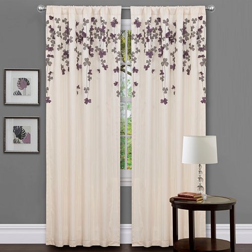 Lush Decor Flower Drop Window Panel – 42” x 84”