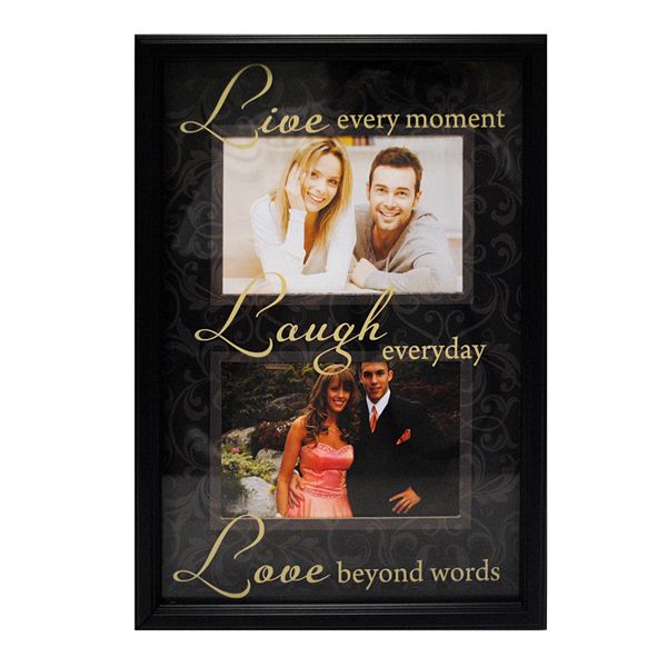 New View Live, Laugh, Love 2Opening Collage Frame