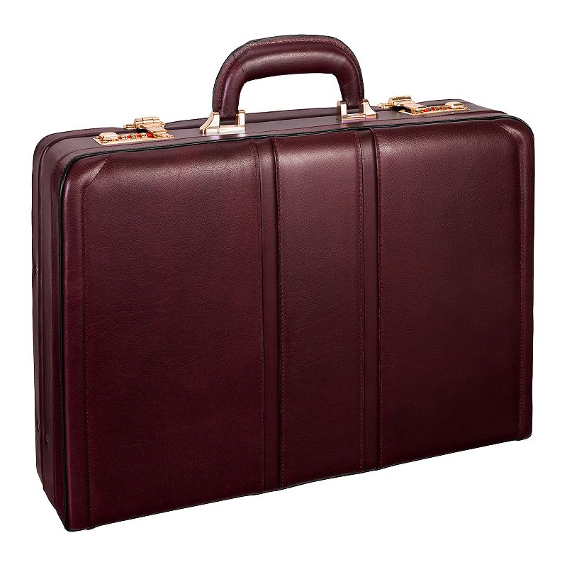 McKlein Coughlin Expandable Briefcase, Size: ATTACHE, Brt Red