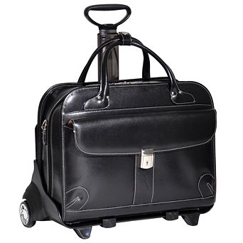 McKlein Lakewood 15.4 in Detachable-Wheeled Laptop Briefcase