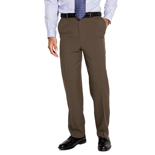 Men's Croft & Barrow® True Comfort Classic-Fit Flat-Front Dress Pants