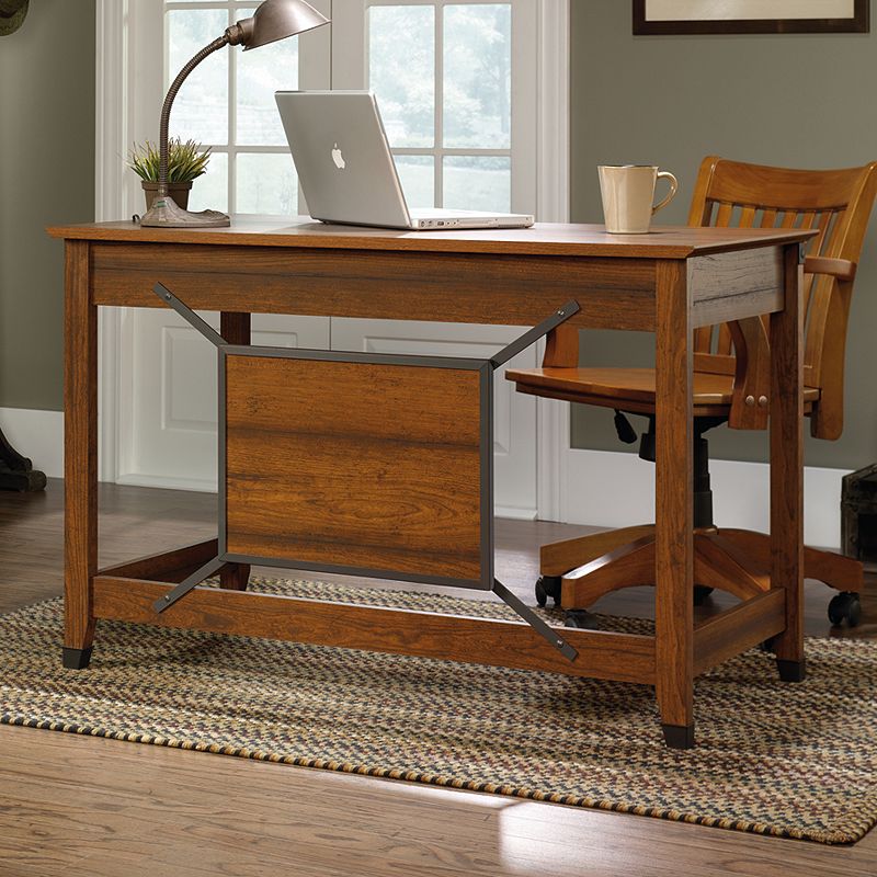 Sauder Carson Forge Writing Desk, Brown, Furniture