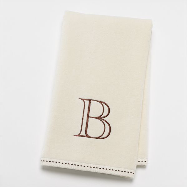 Sonoma Goods For Life® Letter Monogram Hand Towel