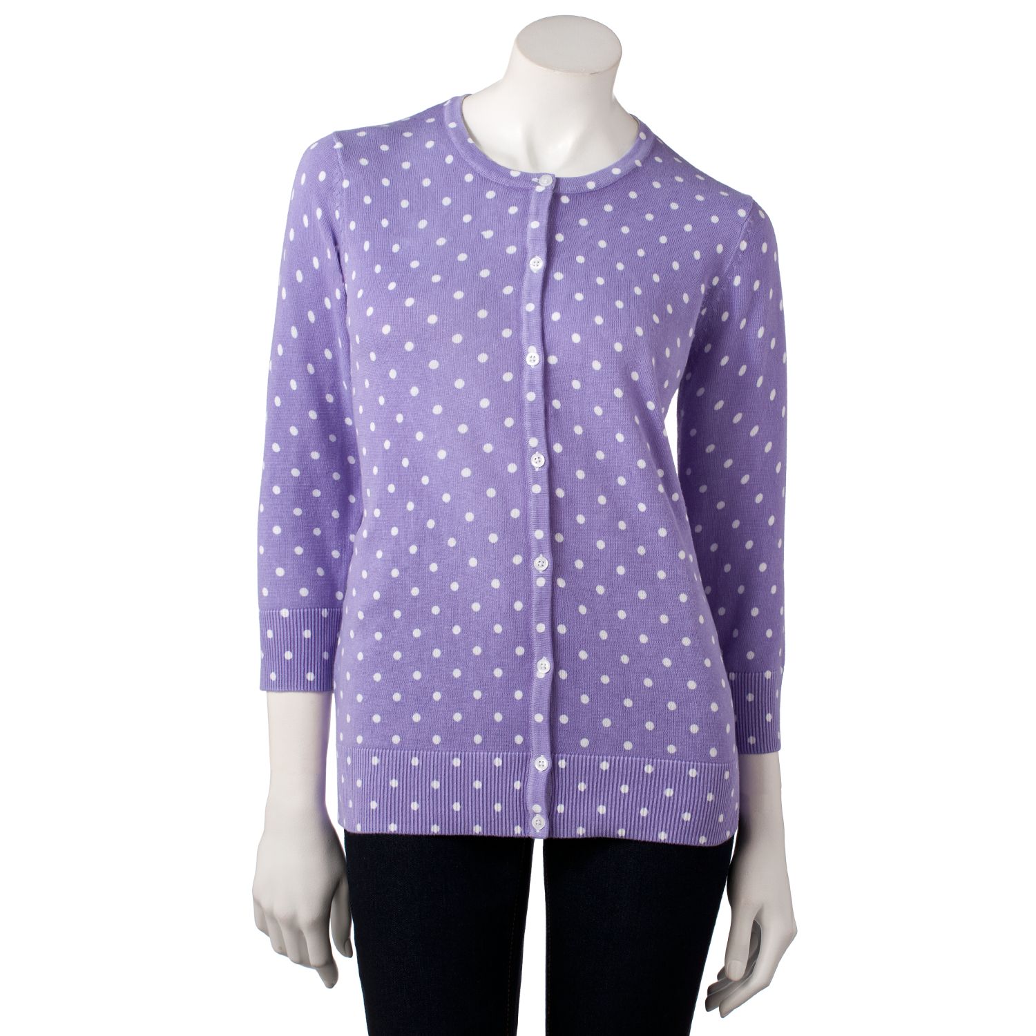 kohls polka dot sweater