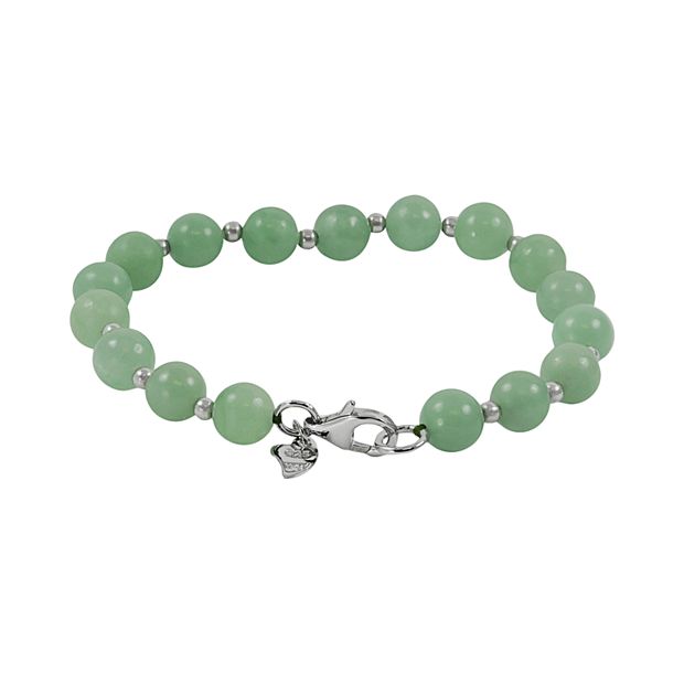 Silver on sale jade bracelet