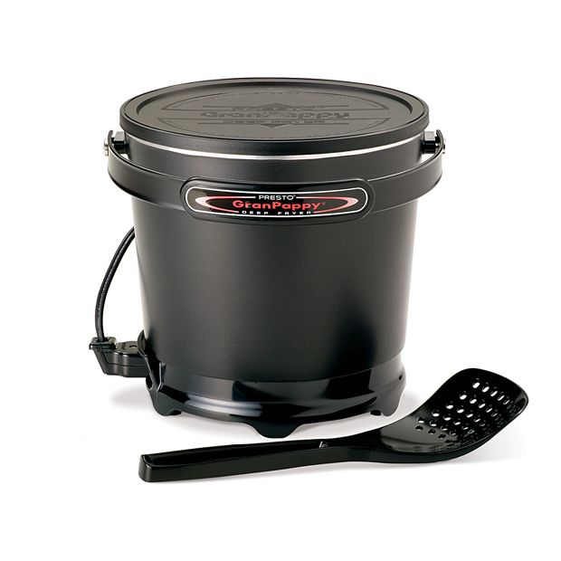 Presto! Plus Fryer Fry Daddy, 4 Cup, Black