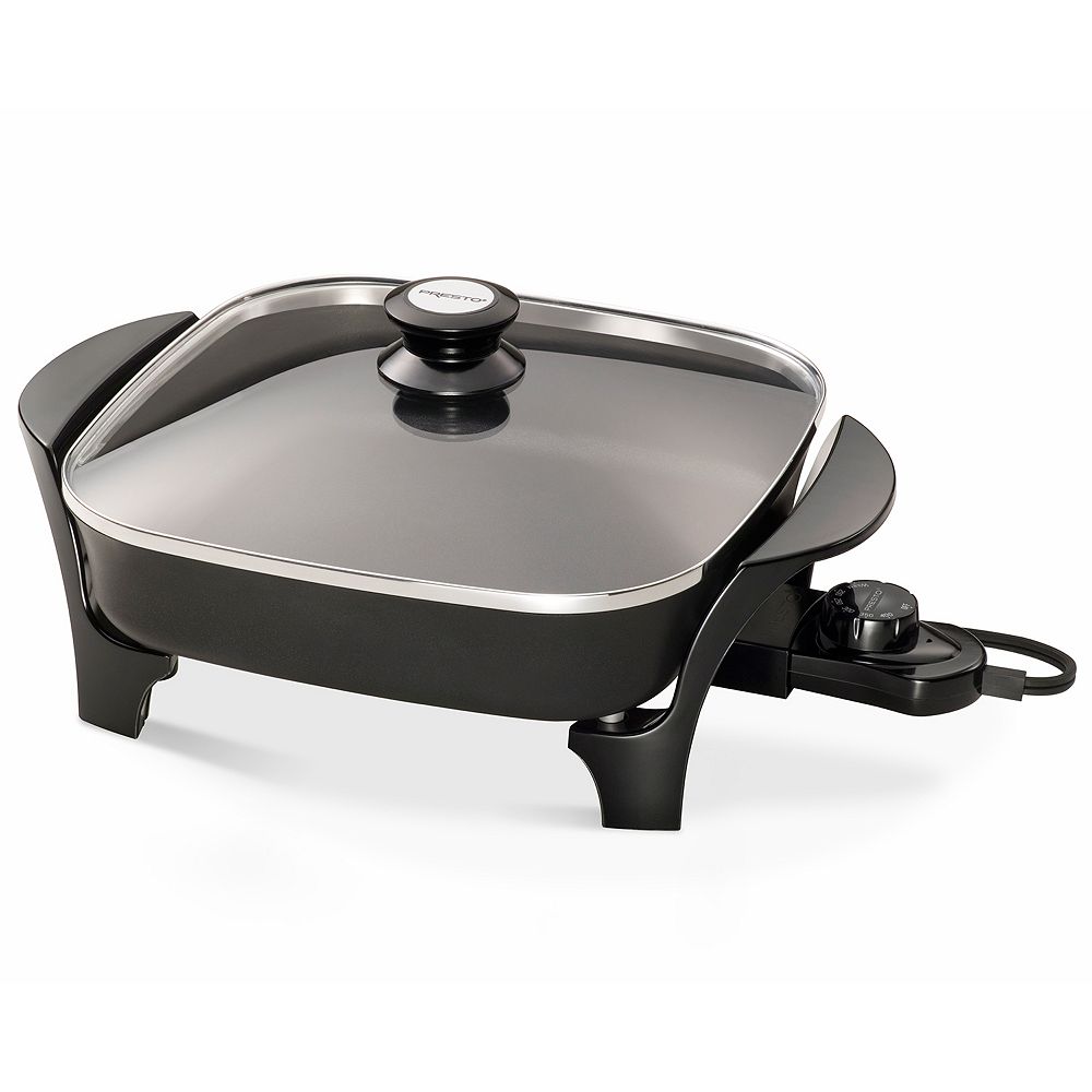 Presto 11-in. Electric Skillet with Glass Lid