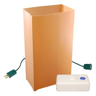 LumaBase 10 pk Electric Luminarias with Lumabases