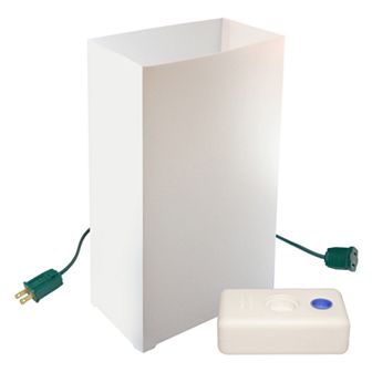 LumaBase 10 pk Electric Luminarias with Lumabases
