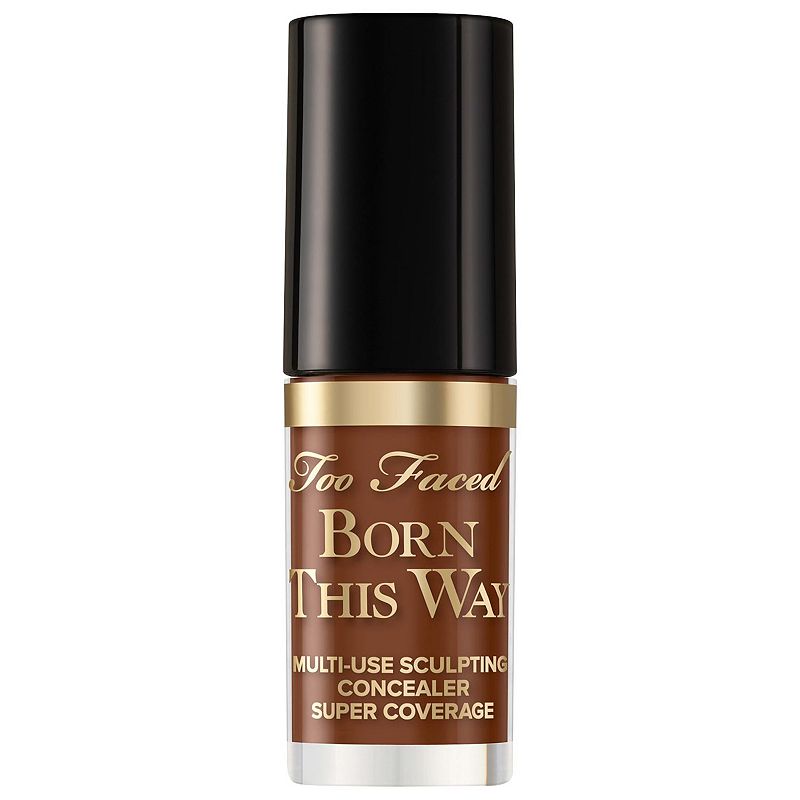 Too Faced Born This Way Super Coverage Multi-Use Concealer with Hyaluronic Acid, Size: 0.06 FL Oz, Toffee