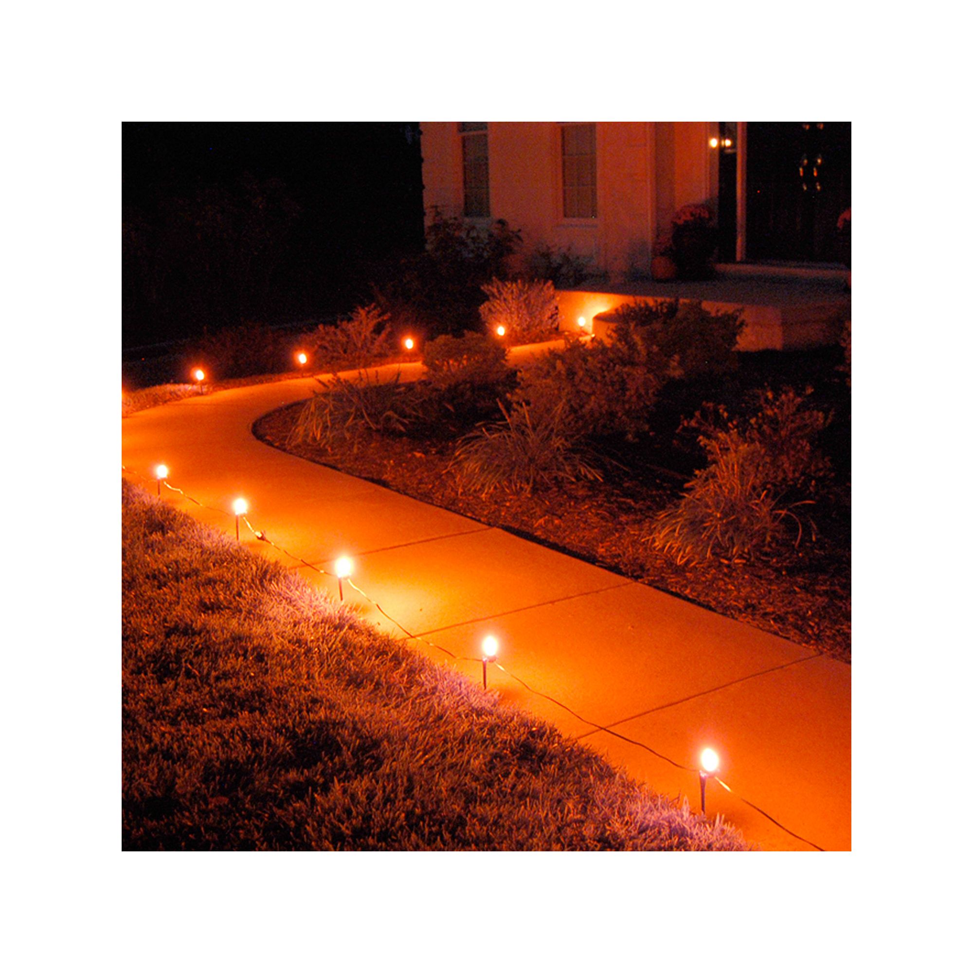 LumaBase Orange Pathway Lights