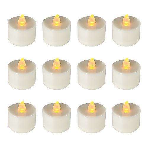 LumaBase 12pk. Flameless LED Tealight Candles