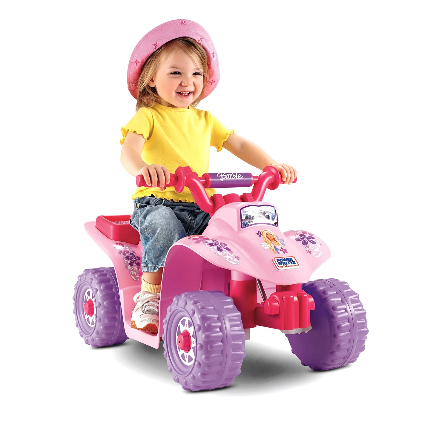 power wheels lil quad pink