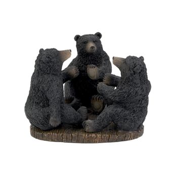 Avanti Black Bear Lodge Toothbrush Holder