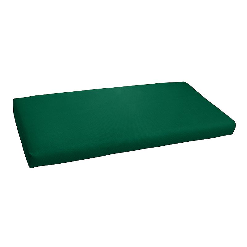 60-inch by 19-inch Spun Polyester Bench Cushion - Haliwell Multi