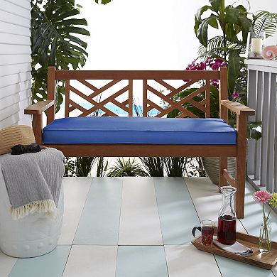 Mozaic Sunbrella 48'' x 19'' Canvas Outdoor Bench Cushion