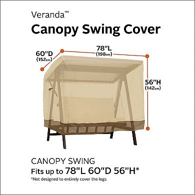 Classic Accessories Veranda Canopy Swing Cover - Outdoor