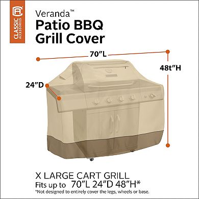 Classic Accessories Veranda 70-inch BBQ Grill Cover