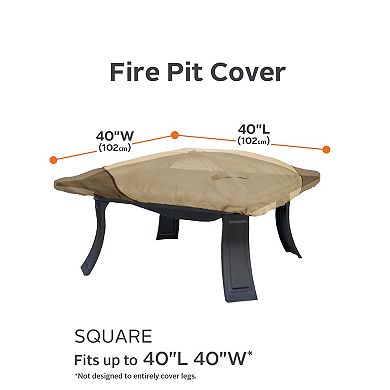 Classic Accessories Veranda Square Fire Pit Cover