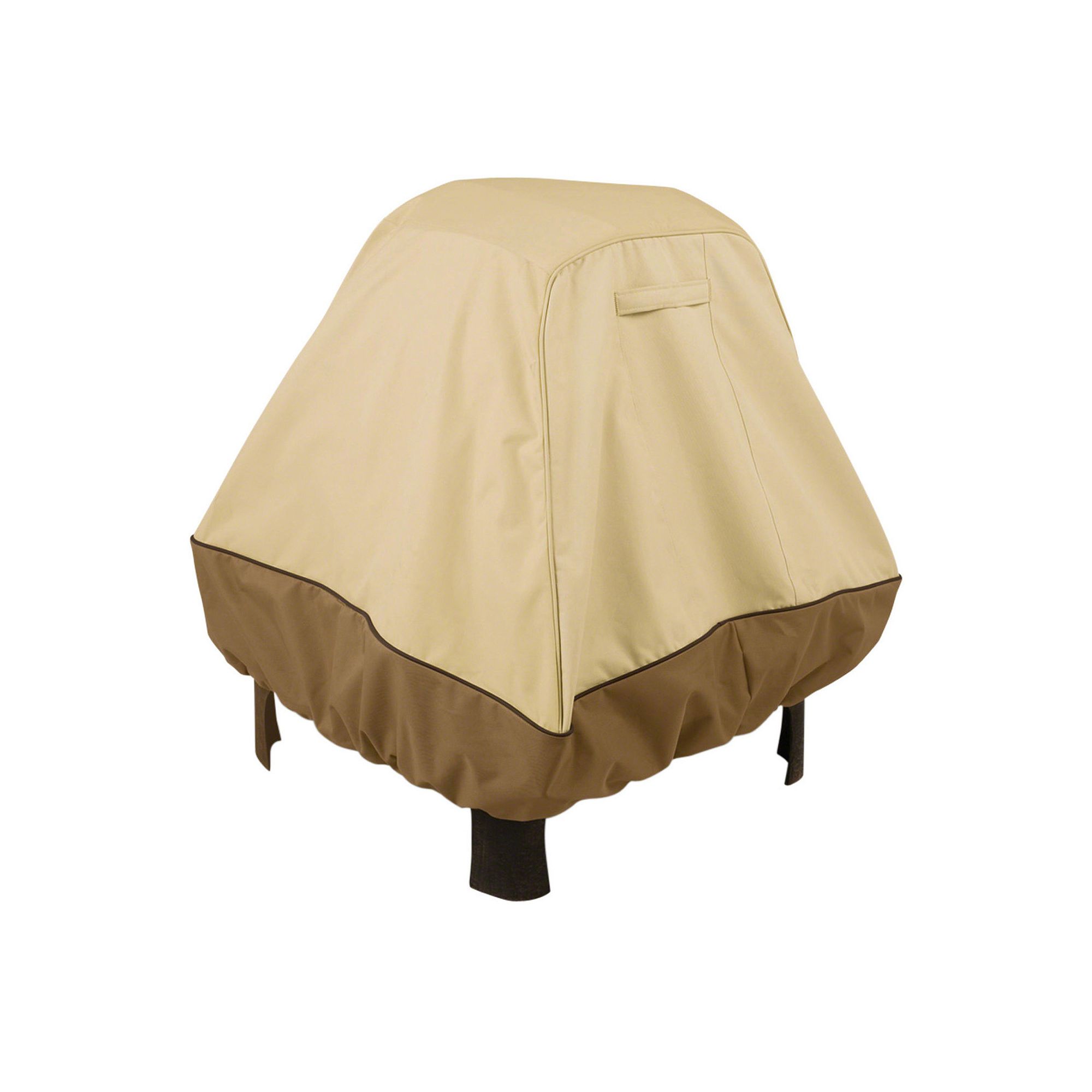 Classic Accessories Veranda Stand Up Fire Pit Cover, Pebble