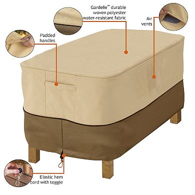 Classic Accessories Veranda 30-in. Ottoman & Table Cover
